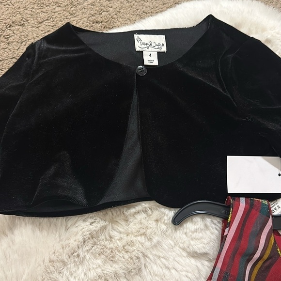 Girls Christmas Dress and Bolero - Picture 4 of 4